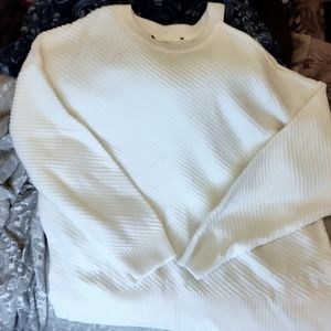 Cute off the shoulder warm knitted sweater